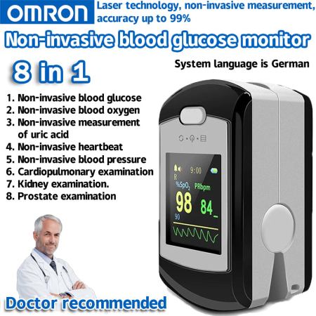Omron 8-in-1 non-invasive blood glucose meter